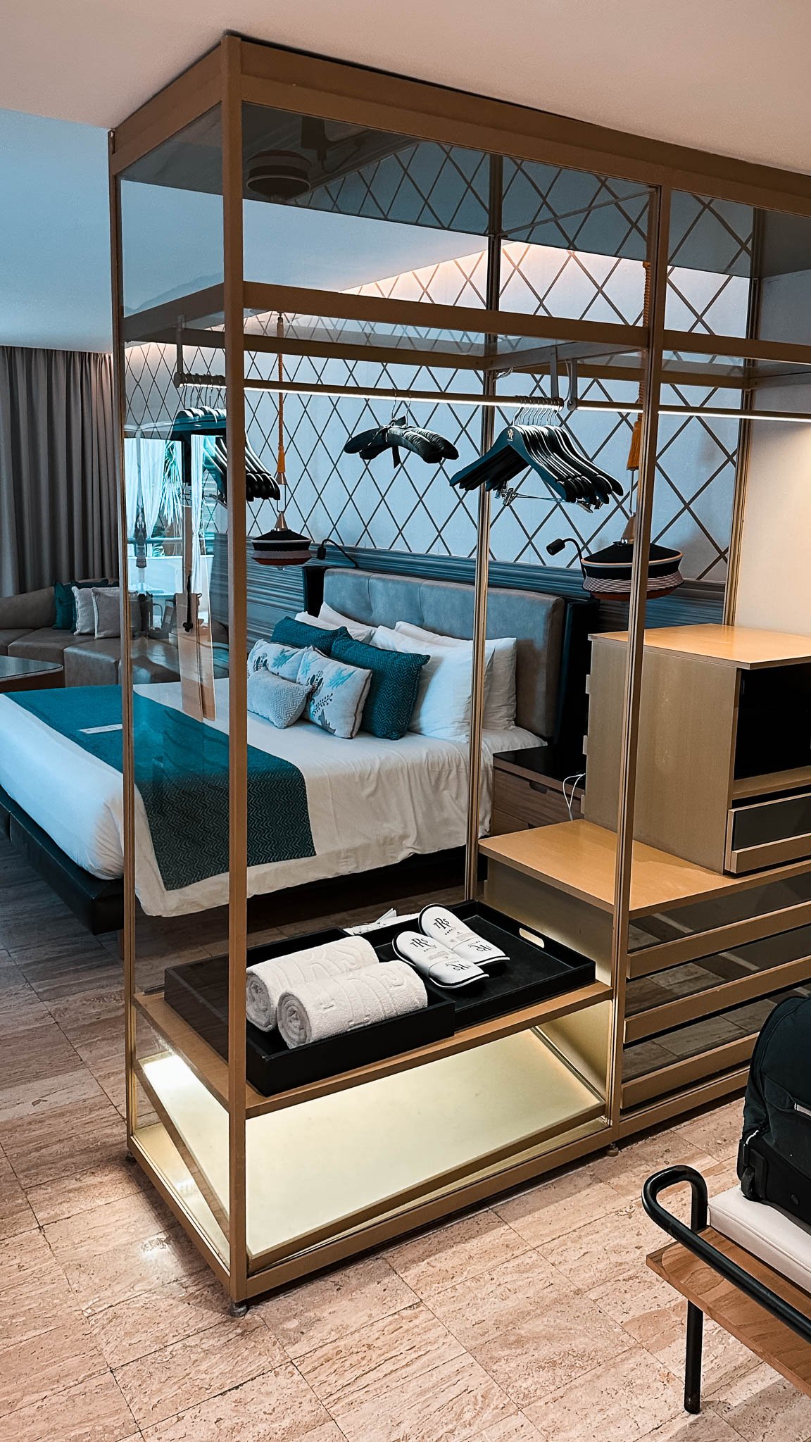 Ein luxuriöses Hotelzimmer in Mexiko