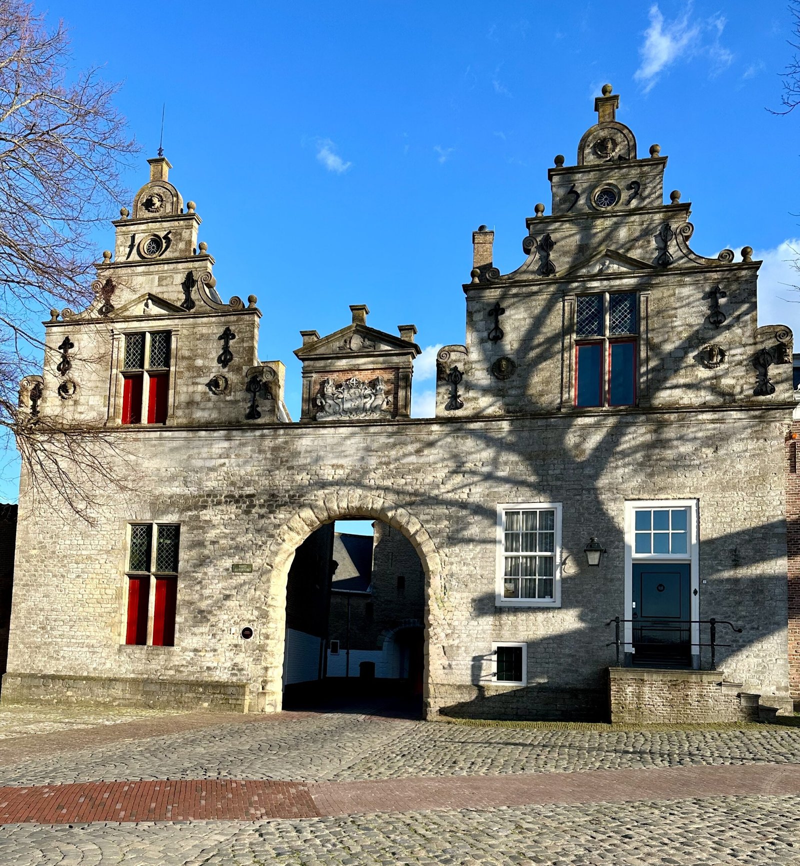 Blick auf das Stadttor Zieriksee
